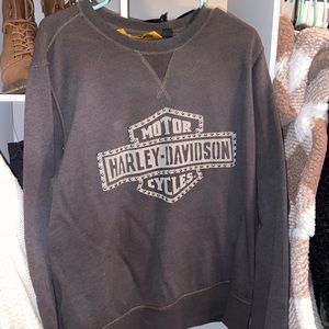 Women’s Harley Davidson studded logo sweatshirt